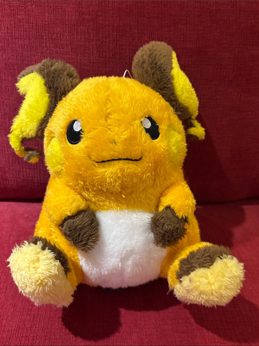 Pokemon Yellow and Brown Raichu Plush